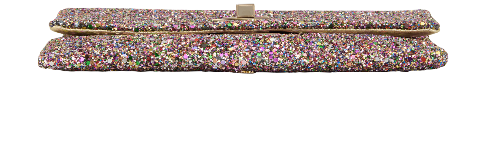 Glitter Clutch, &pound;110, Handbags, Pink, Leather, Top view